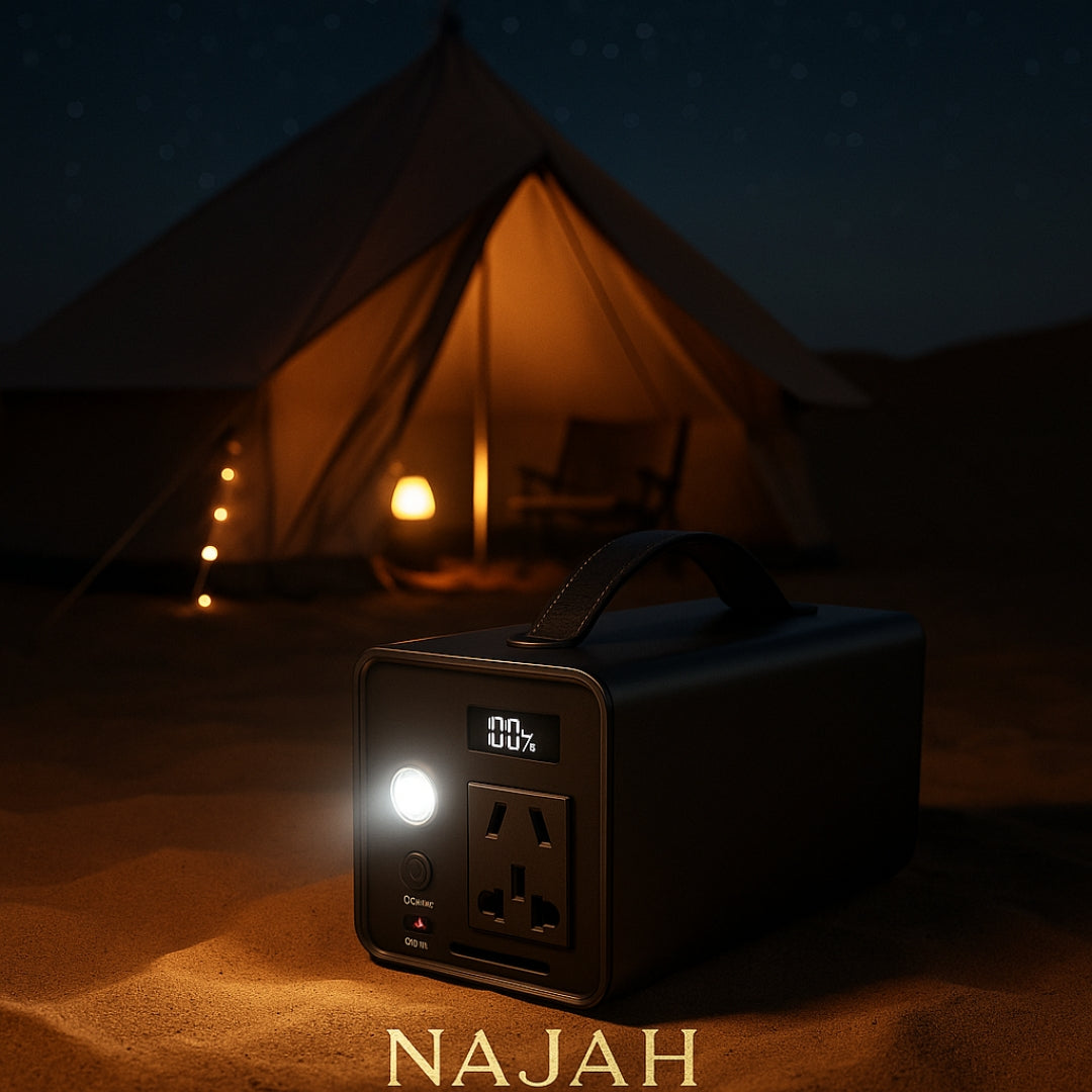 Portable Power Station 220V 200W | 32000mAh UAE – Najah Market