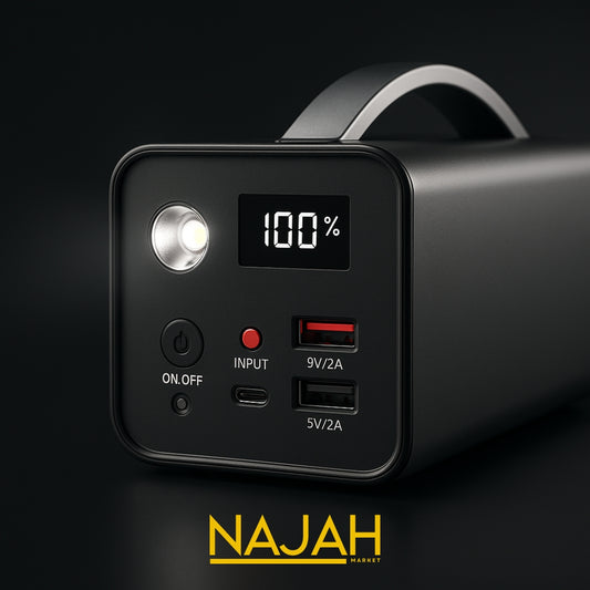 Portable Power Station 220V 200W | 32000mAh UAE – Najah Market