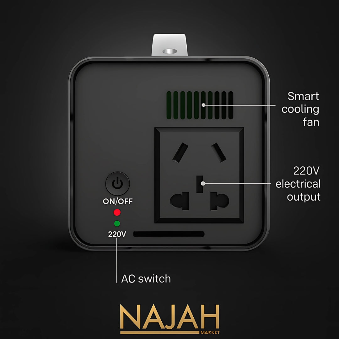 Portable Power Station 220V 200W | 32000mAh UAE – Najah Market