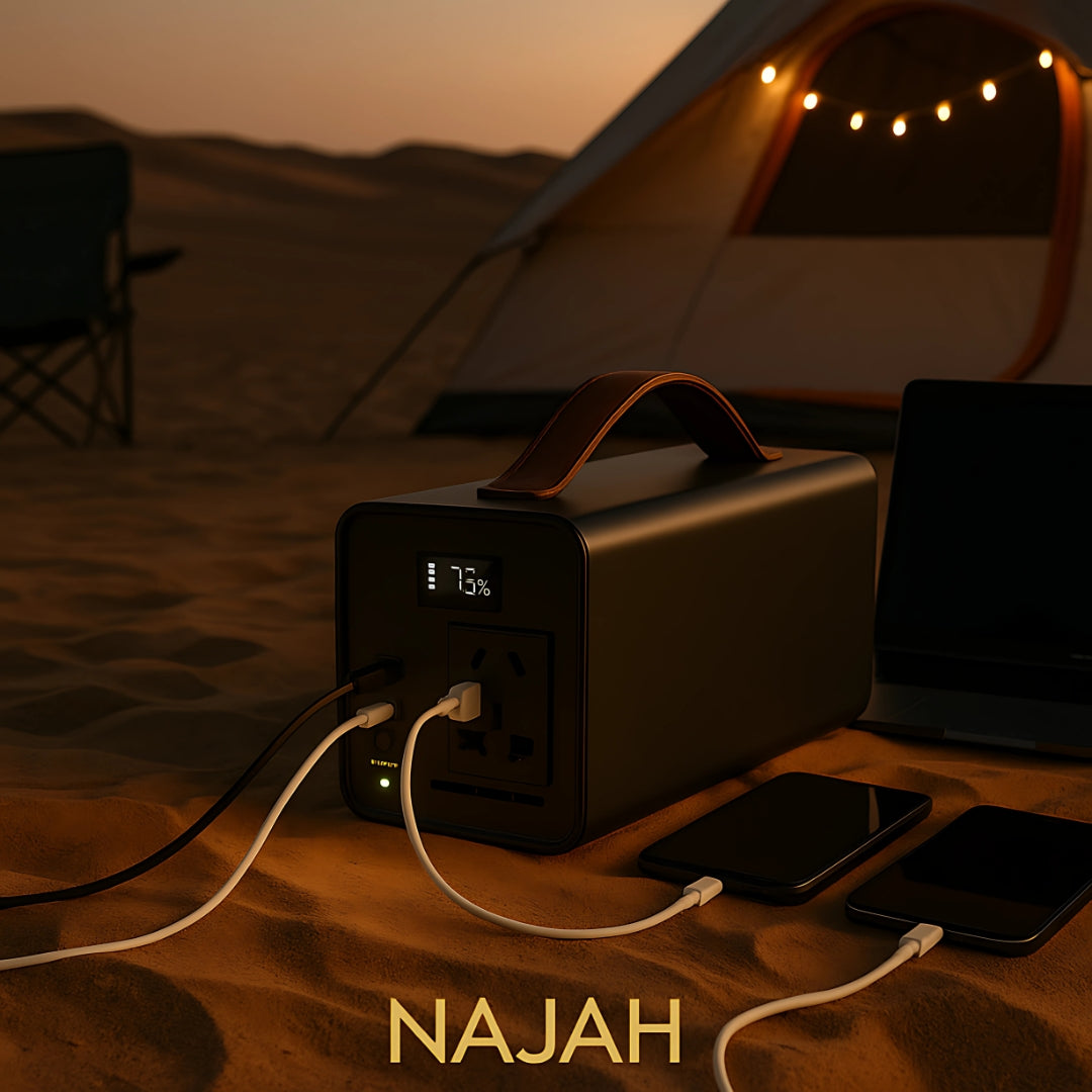 Portable Power Station 220V 200W | 32000mAh UAE – Najah Market